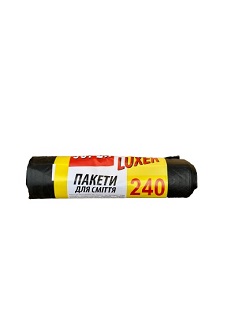 Пакети для сміття 240 л * 5 шт SUPER LUXE